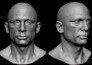 do realistic 3d head 3d face model 3d bust modeling stl file zbrush 3d printing